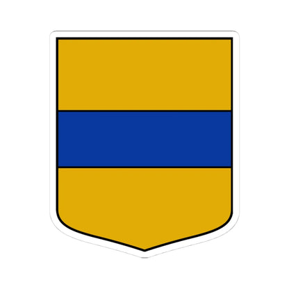 Lejasciema pagasts COA (Latvia) (Coat of Arms) STICKER Vinyl Kiss-Cut Decal 4 Inch White - The Sticker Space