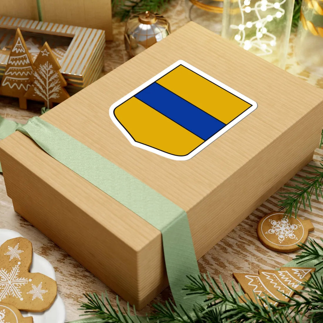 Lejasciema pagasts COA (Latvia) (Coat of Arms) STICKER Vinyl Kiss-Cut Decal - The Sticker Space