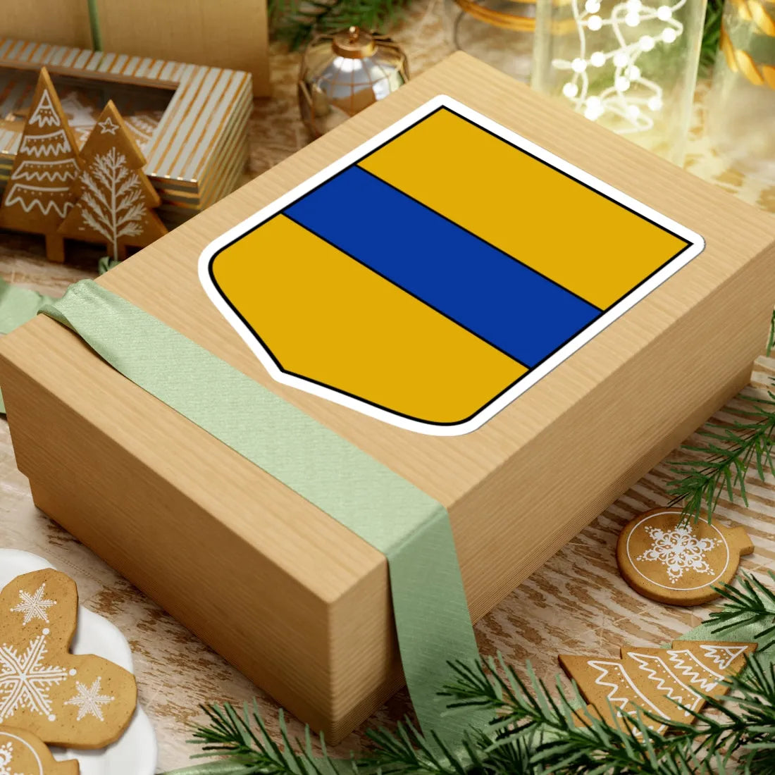 Lejasciema pagasts COA (Latvia) (Coat of Arms) STICKER Vinyl Kiss-Cut Decal - The Sticker Space