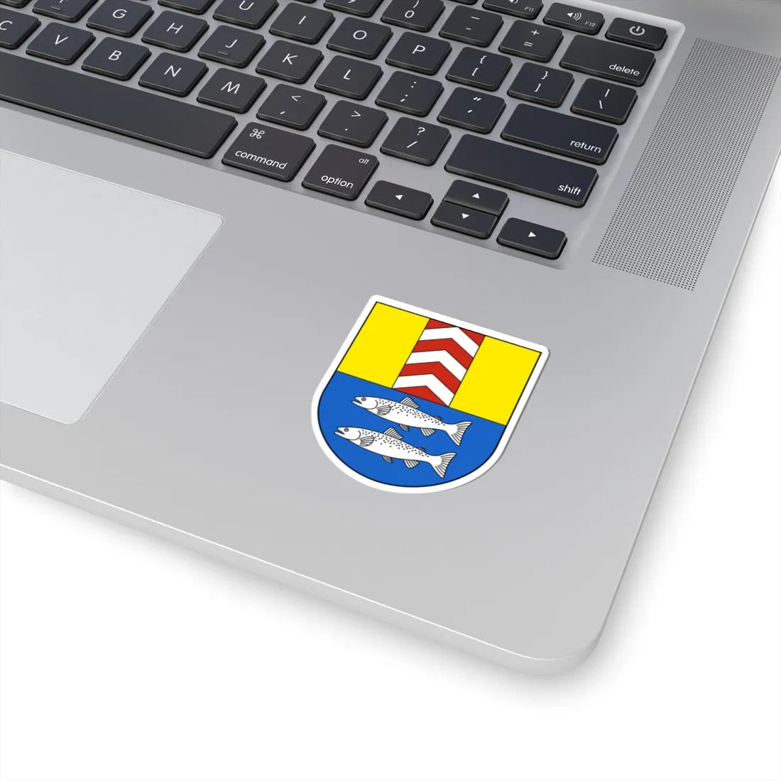 LeLanderon-blazon (Switzerland) (Coat of Arms) STICKER Vinyl Kiss-Cut Decal - The Sticker Space