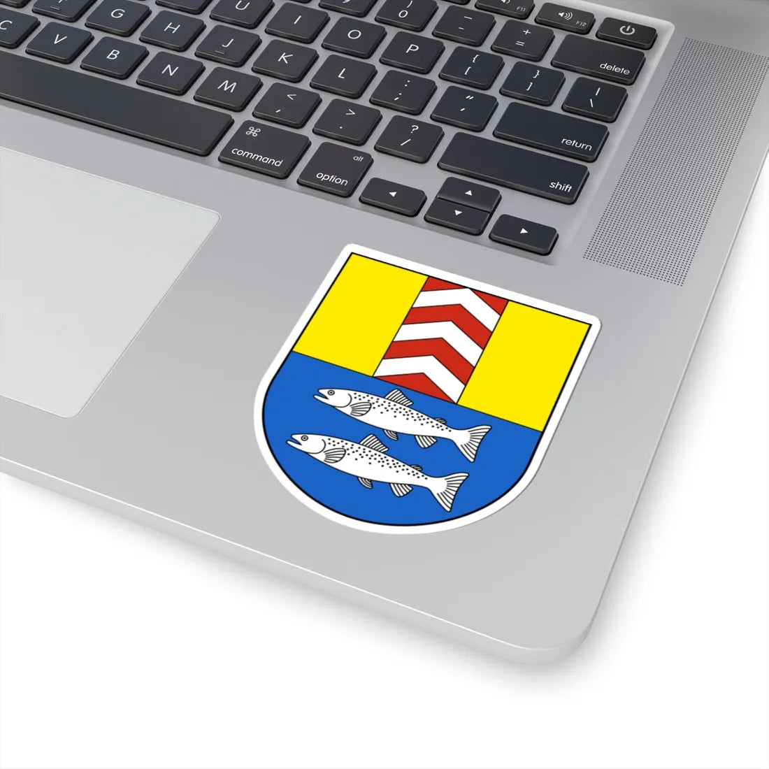 LeLanderon-blazon (Switzerland) (Coat of Arms) STICKER Vinyl Kiss-Cut Decal - The Sticker Space