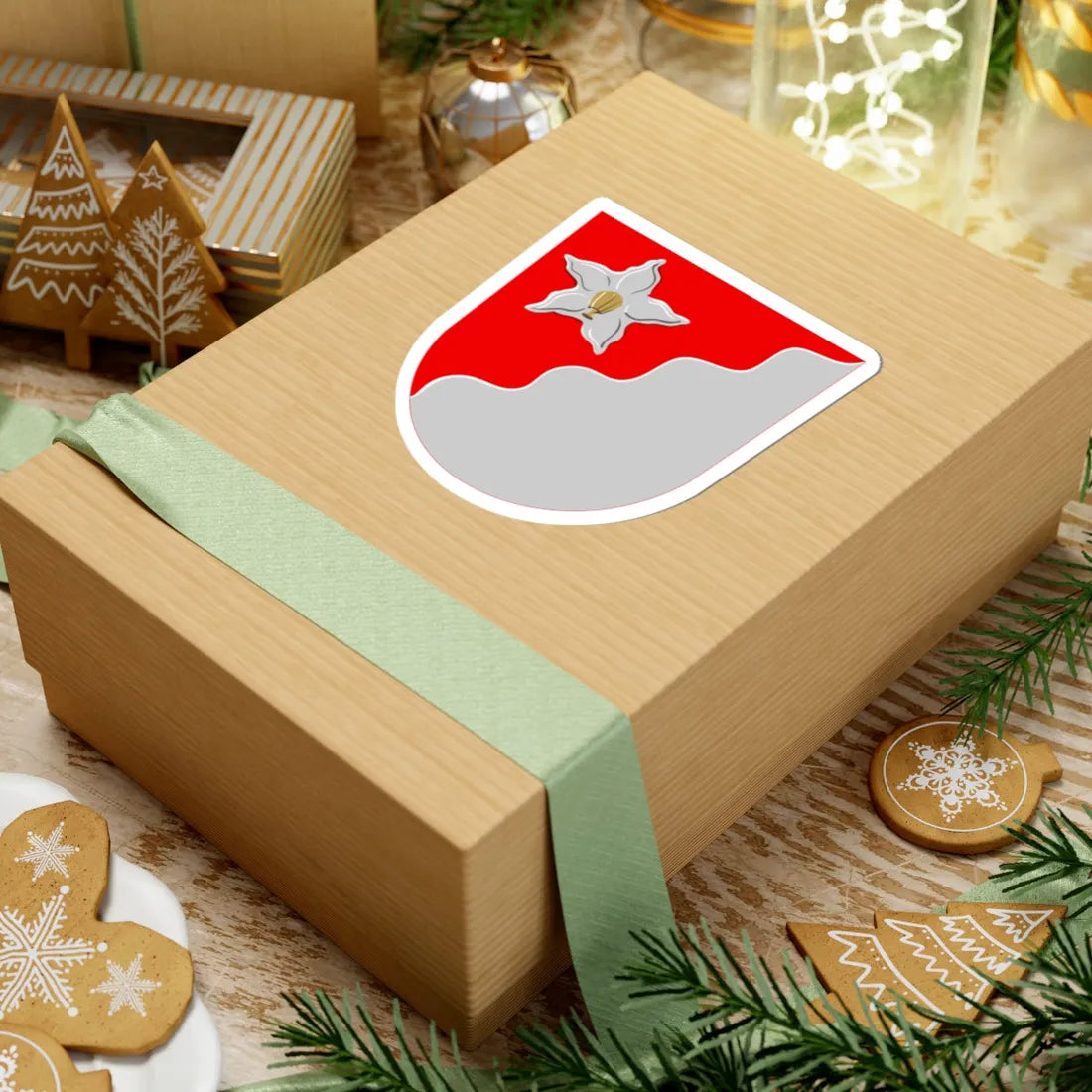 Lemi.vaakuna (Finland) (Coat of Arms) STICKER Vinyl Kiss-Cut Decal - The Sticker Space