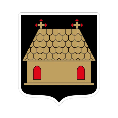 Lemland.vaakuna (Finland) (Coat of Arms) STICKER Vinyl Kiss-Cut Decal 4 Inch White - The Sticker Space