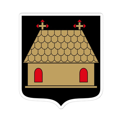 Lemland.vaakuna (Finland) (Coat of Arms) STICKER Vinyl Kiss-Cut Decal 6 Inch White - The Sticker Space