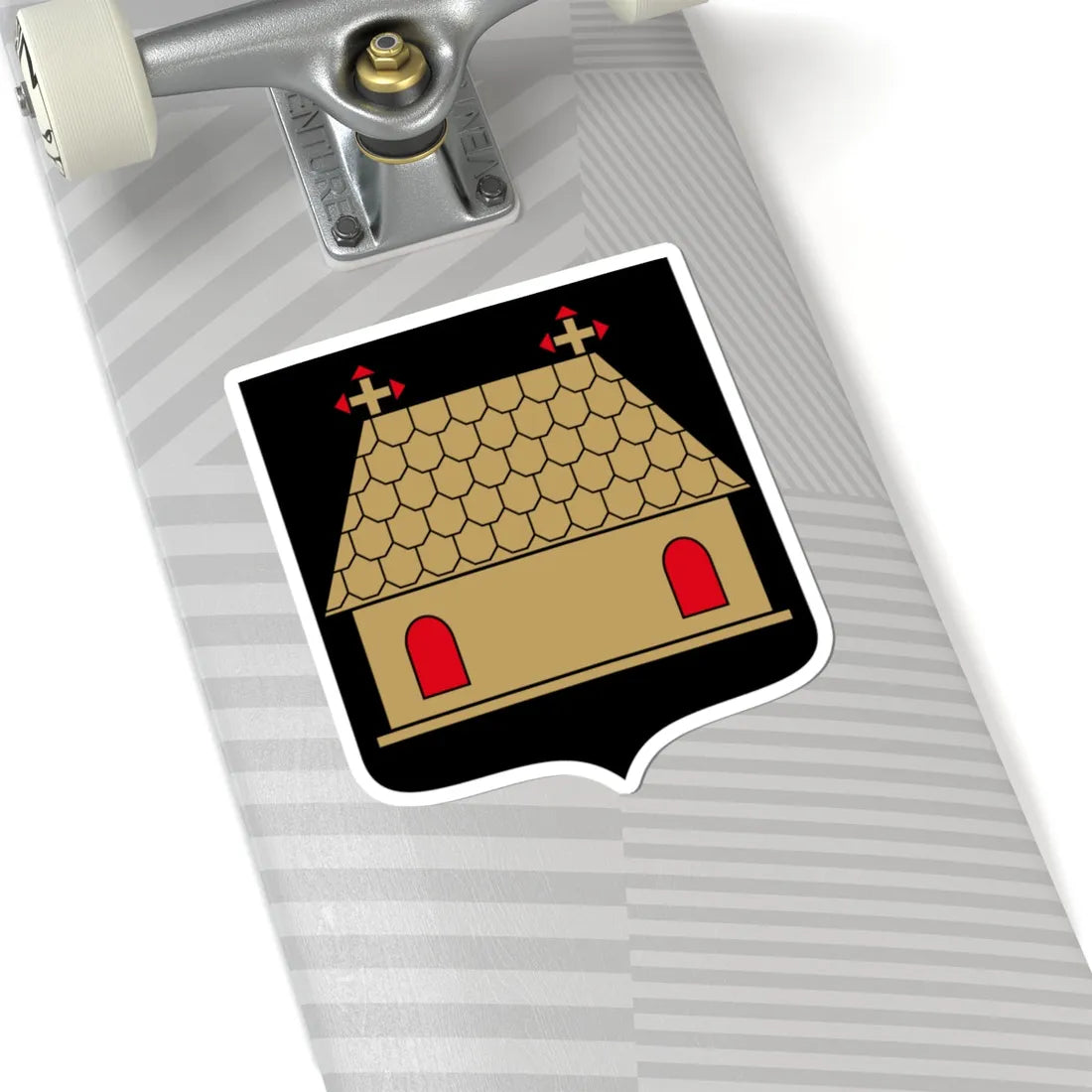 Lemland.vaakuna (Finland) (Coat of Arms) STICKER Vinyl Kiss-Cut Decal - The Sticker Space