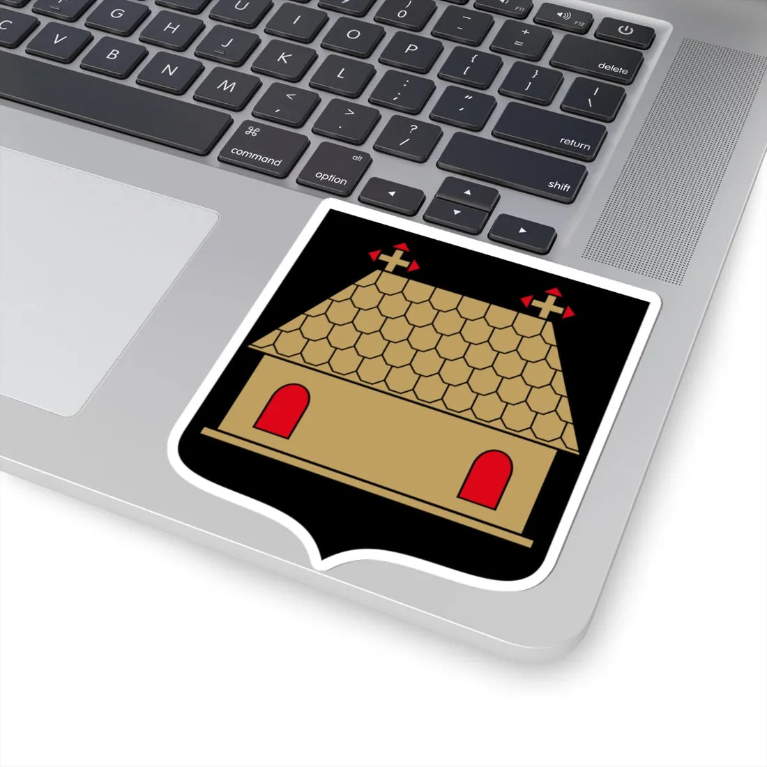 Lemland.vaakuna (Finland) (Coat of Arms) STICKER Vinyl Kiss-Cut Decal - The Sticker Space