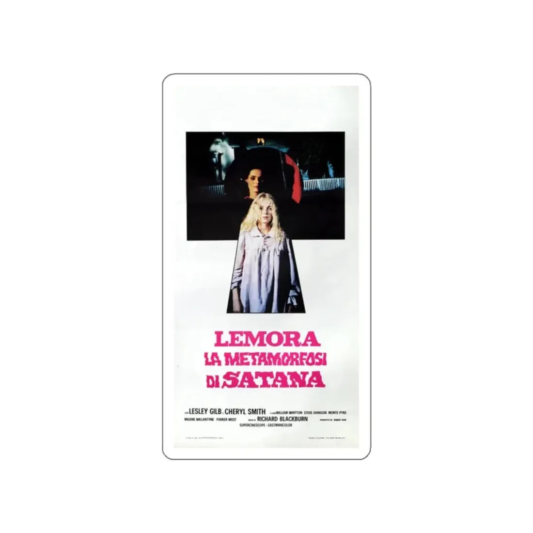 LEMORA A CHILD'S TALE OF THE SUPERNATURAL (ITALIAN) 1973 Movie Poster STICKER Vinyl Die-Cut Decal - The Sticker Space