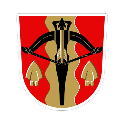 Lempäälä.vaakuna (Finland) (Coat of Arms) STICKER Vinyl Kiss-Cut Decal 4 Inch White - The Sticker Space