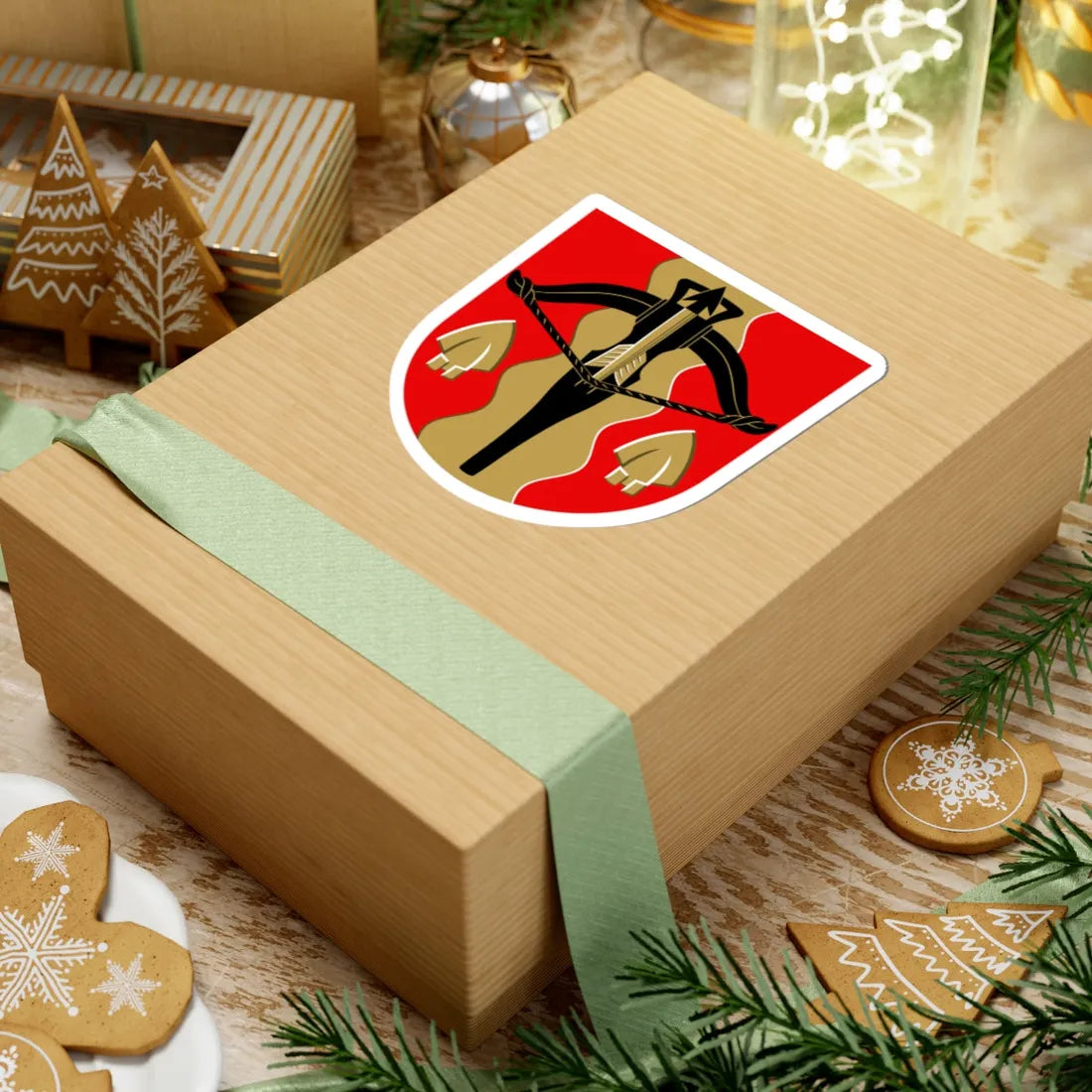 Lempäälä.vaakuna (Finland) (Coat of Arms) STICKER Vinyl Kiss-Cut Decal - The Sticker Space