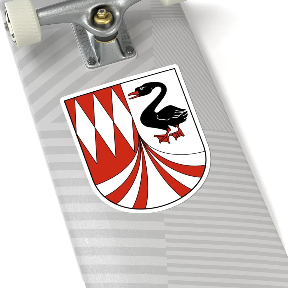 Lengwil-blazon (Switzerland) (Coat of Arms) STICKER Vinyl Kiss-Cut Decal - The Sticker Space