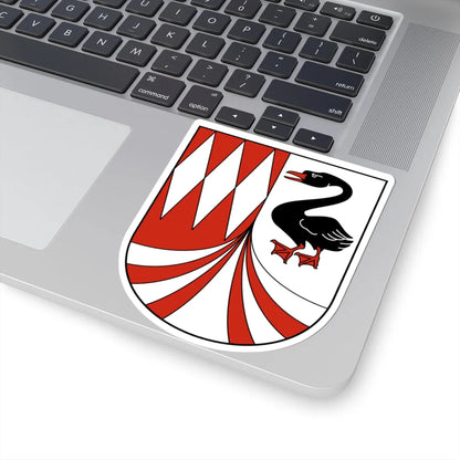 Lengwil-blazon (Switzerland) (Coat of Arms) STICKER Vinyl Kiss-Cut Decal - The Sticker Space