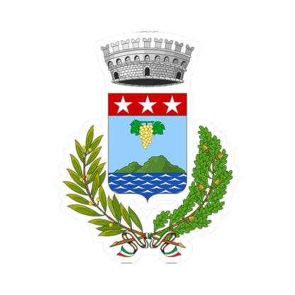 Leni-Stemma (Italy) (Coat of Arms) STICKER Vinyl Kiss-Cut Decal 2 Inch White - The Sticker Space