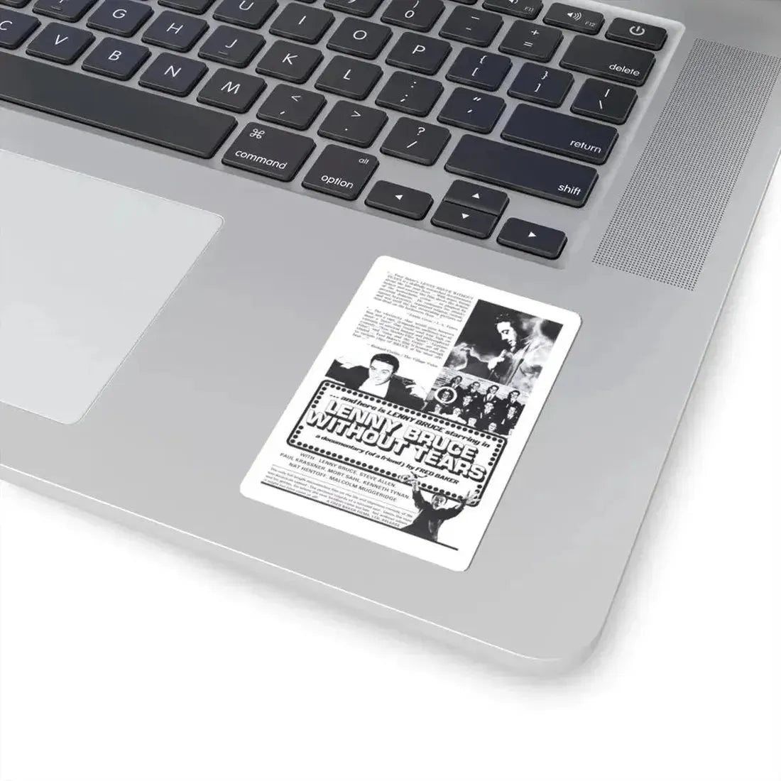 Lenny Bruce Without Tears 1972 Movie Poster - STICKER Vinyl Kiss-Cut Decal - The Sticker Space