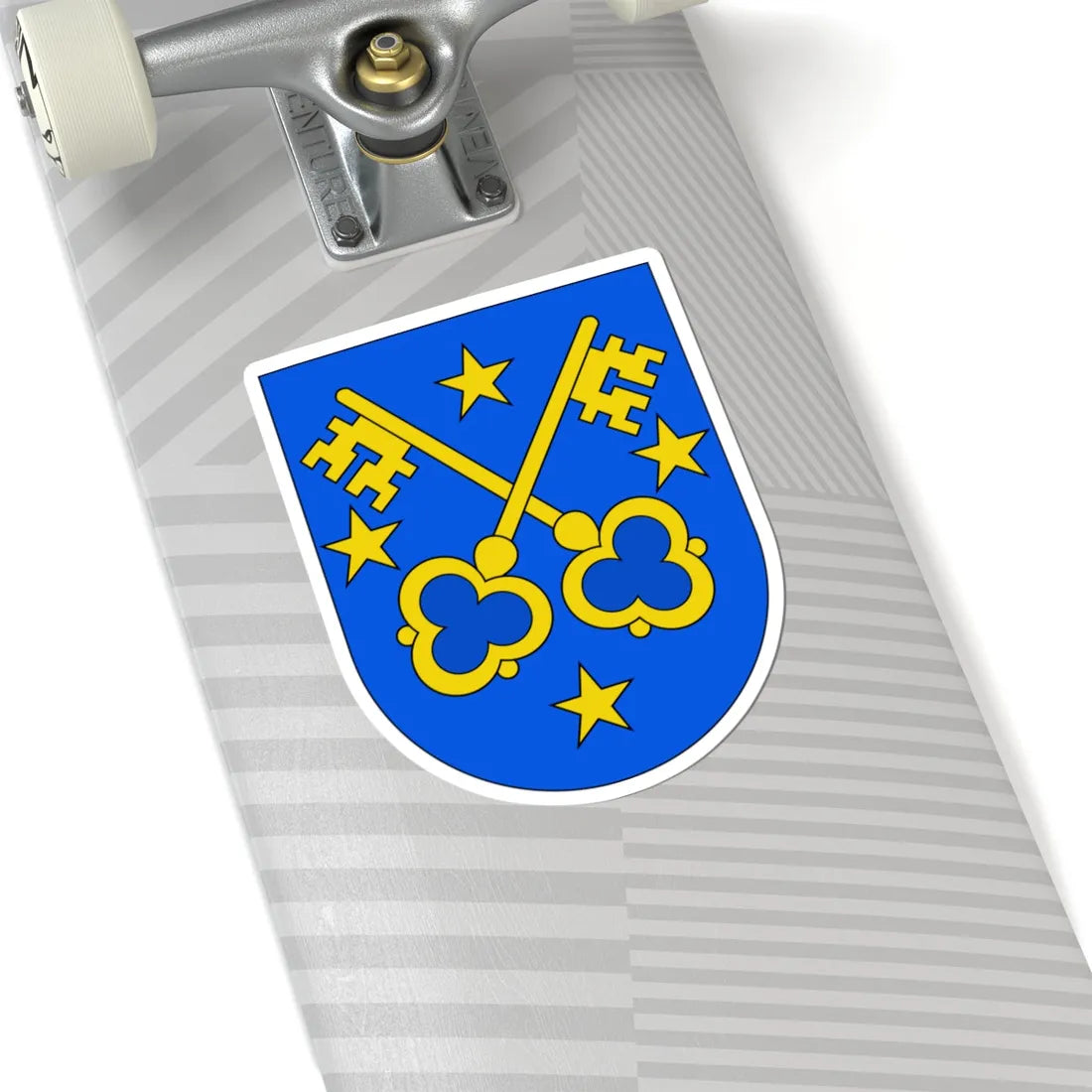 Lens Switzerland-coat of arms (Switzerland) (Coat of Arms) STICKER Vinyl Kiss-Cut Decal - The Sticker Space