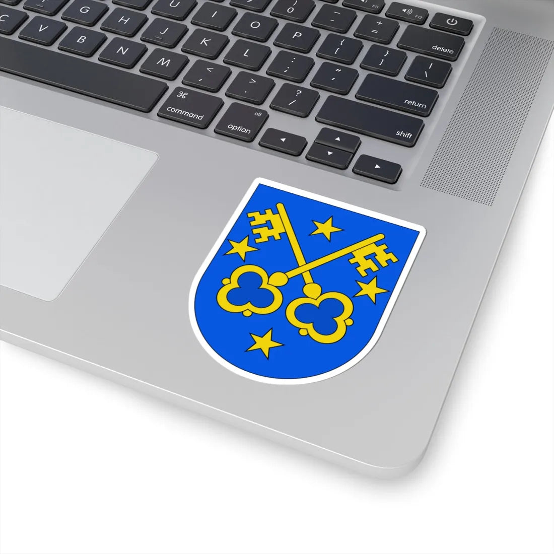 Lens Switzerland-coat of arms (Switzerland) (Coat of Arms) STICKER Vinyl Kiss-Cut Decal - The Sticker Space