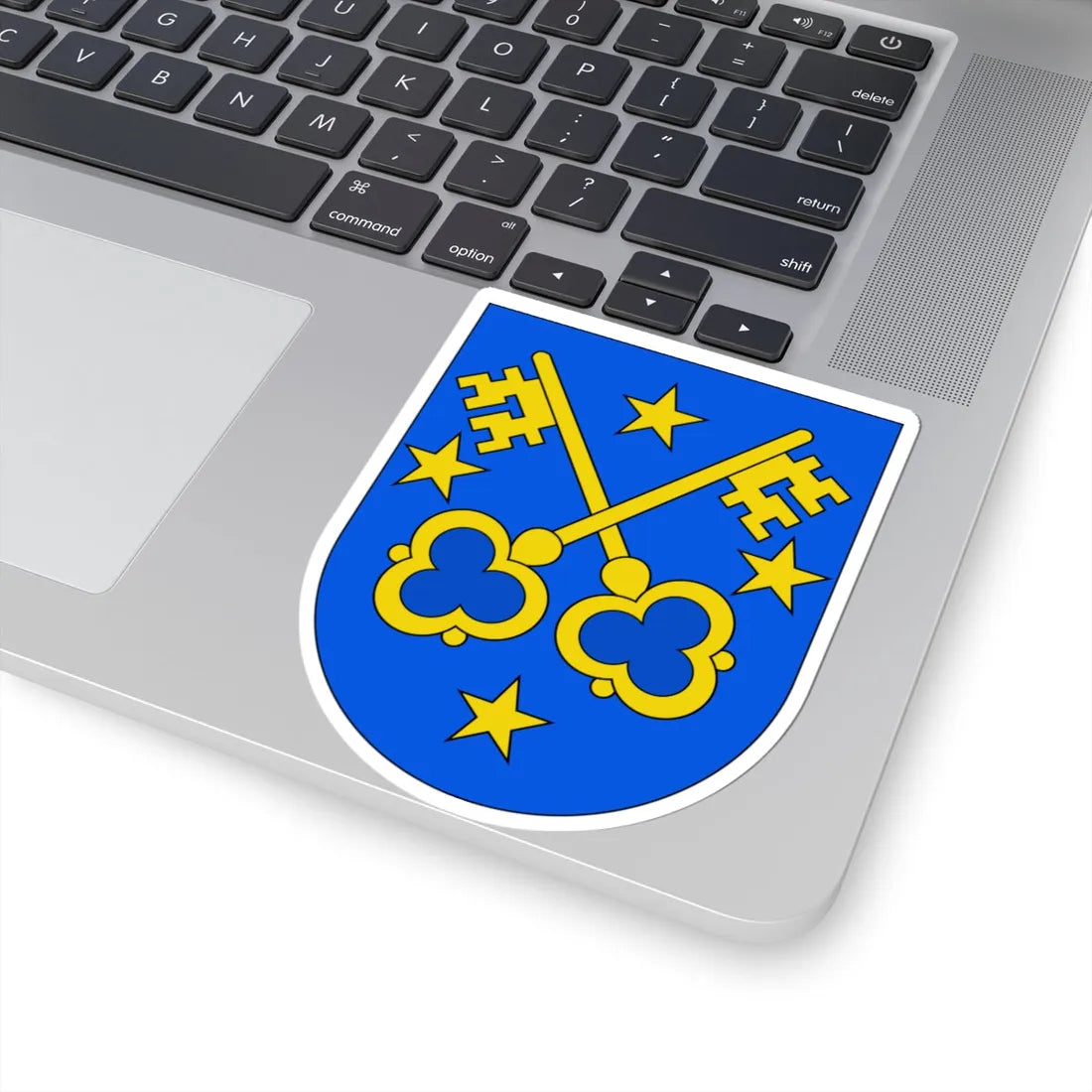 Lens Switzerland-coat of arms (Switzerland) (Coat of Arms) STICKER Vinyl Kiss-Cut Decal - The Sticker Space