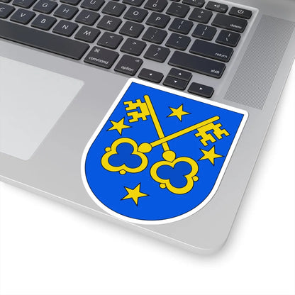 Lens Switzerland-coat of arms (Switzerland) (Coat of Arms) STICKER Vinyl Kiss-Cut Decal - The Sticker Space