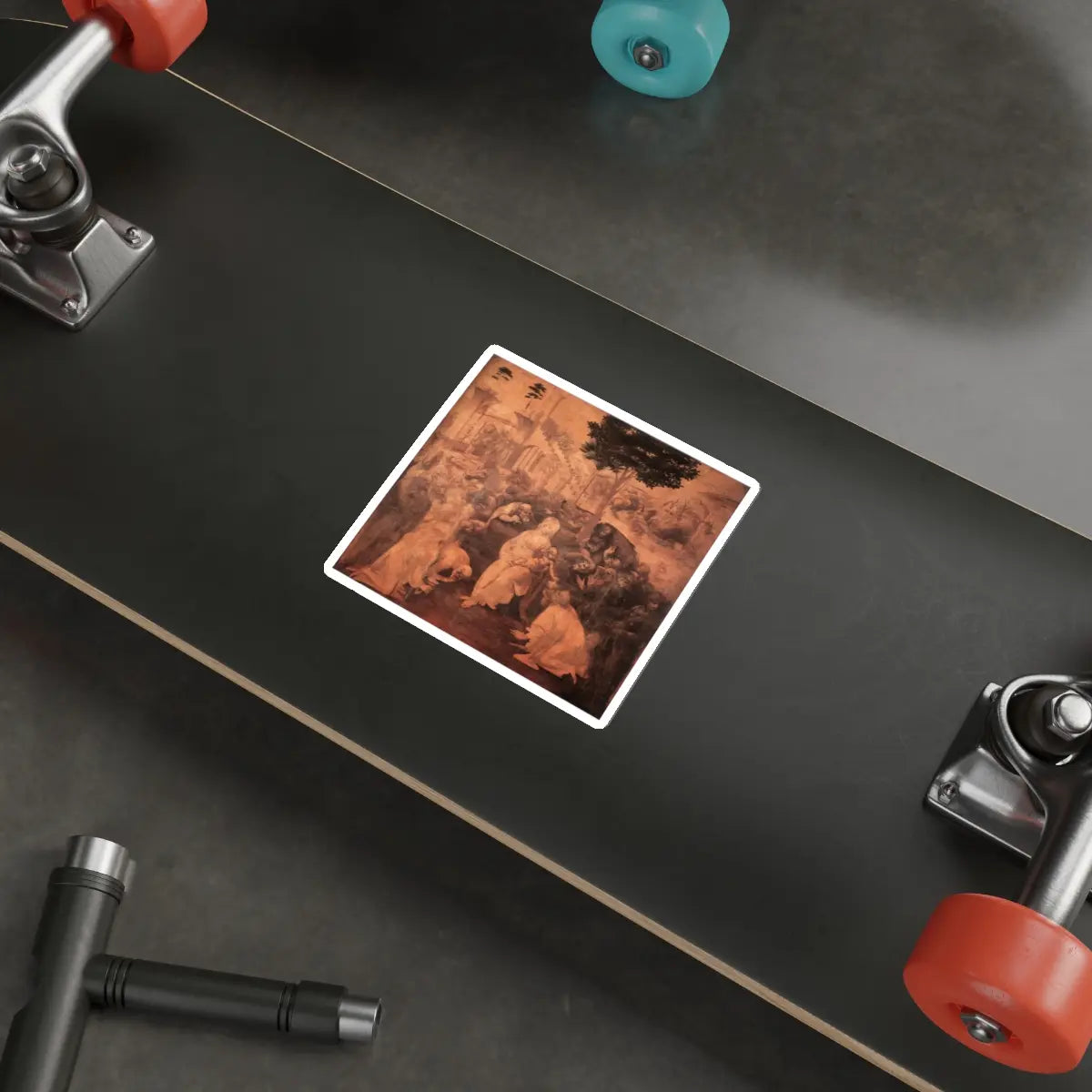 SKU:32716169236041136304 Sticker types:White Shape:Die-Cut Sizes:4" × 4"