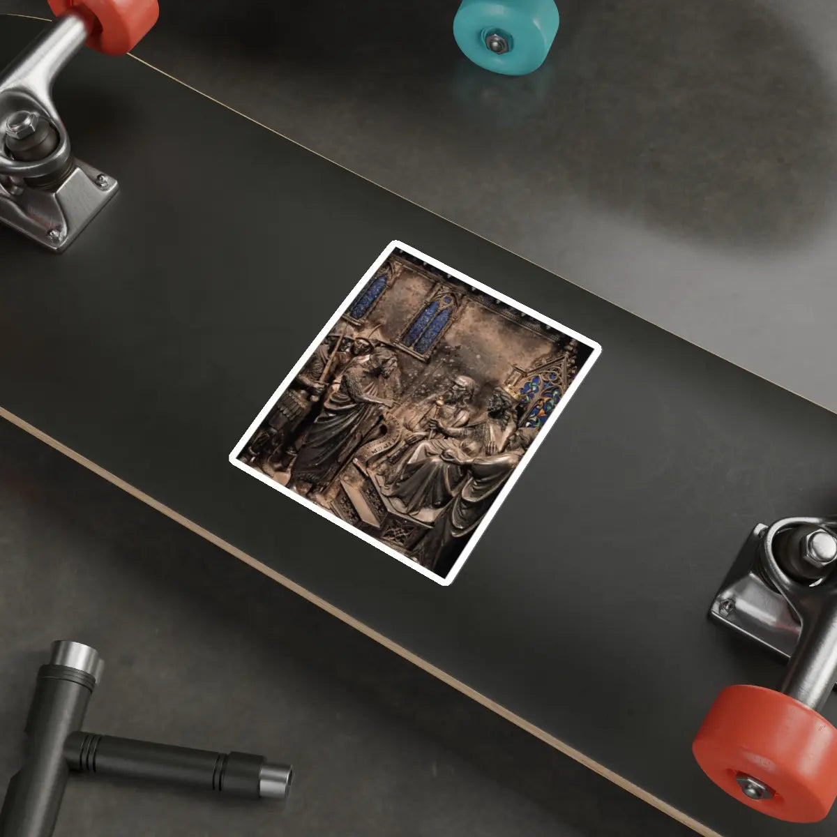 SKU:84432093720575470639 Sticker types:White Shape:Die-Cut Sizes:5" × 5"