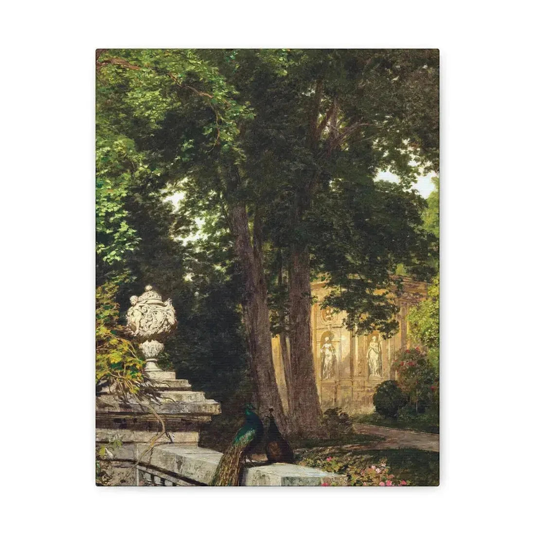 Leopold Rothaug (1868-1959) Park landscape 1917 - Canvas Wall Art 11″ x 14″ 1.25" - The Sticker Space