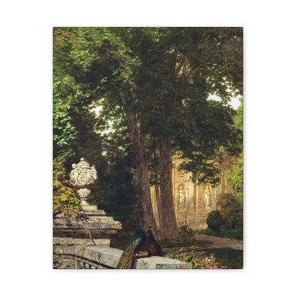 Leopold Rothaug (1868-1959) Park landscape 1917 - Canvas Wall Art 11″ x 14″ 1.25" - The Sticker Space