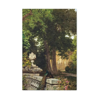 Leopold Rothaug (1868-1959) Park landscape 1917 - Canvas Wall Art 16″ x 24″ 1.25" - The Sticker Space