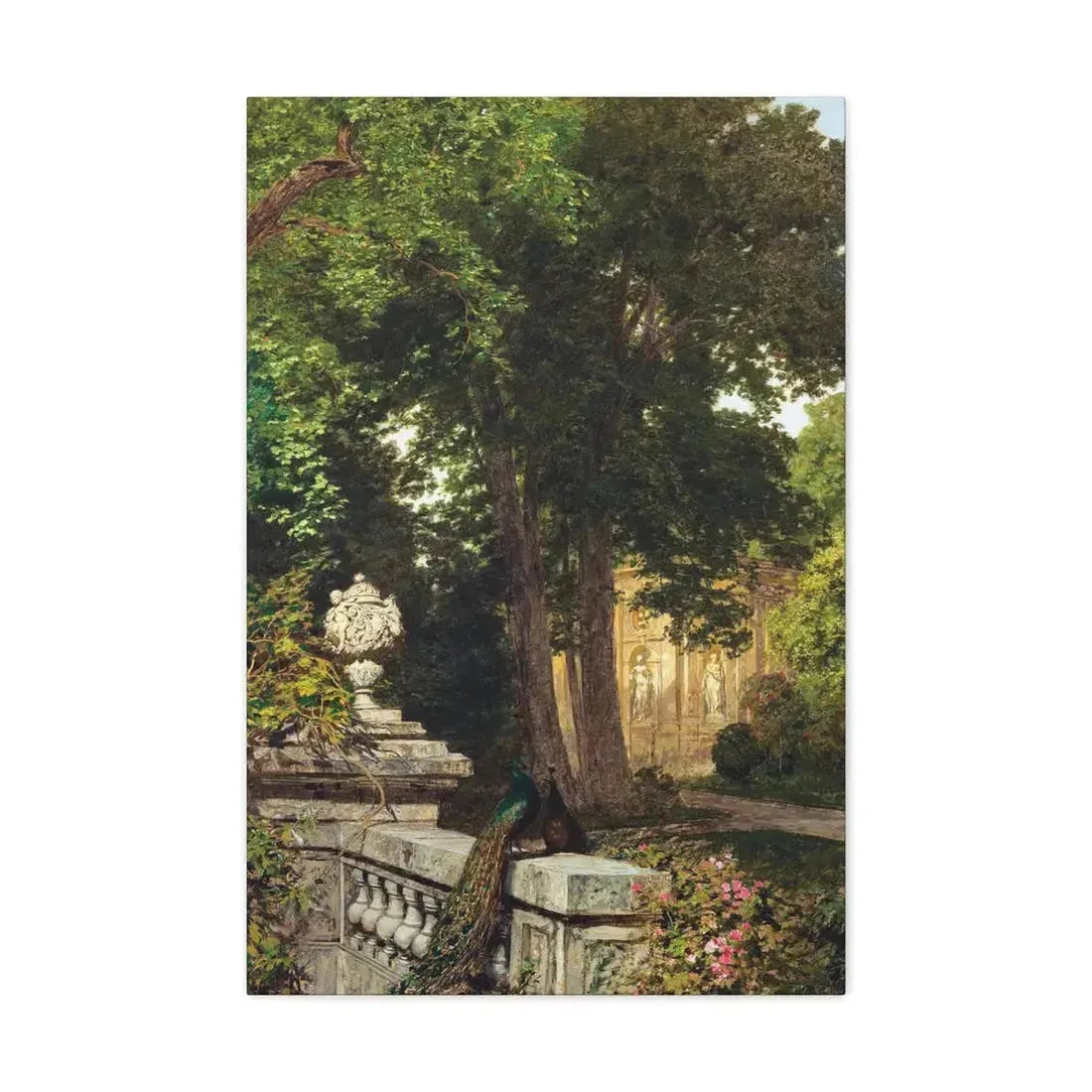 Leopold Rothaug (1868-1959) Park landscape 1917 - Canvas Wall Art 20″ x 30″ 1.25" - The Sticker Space