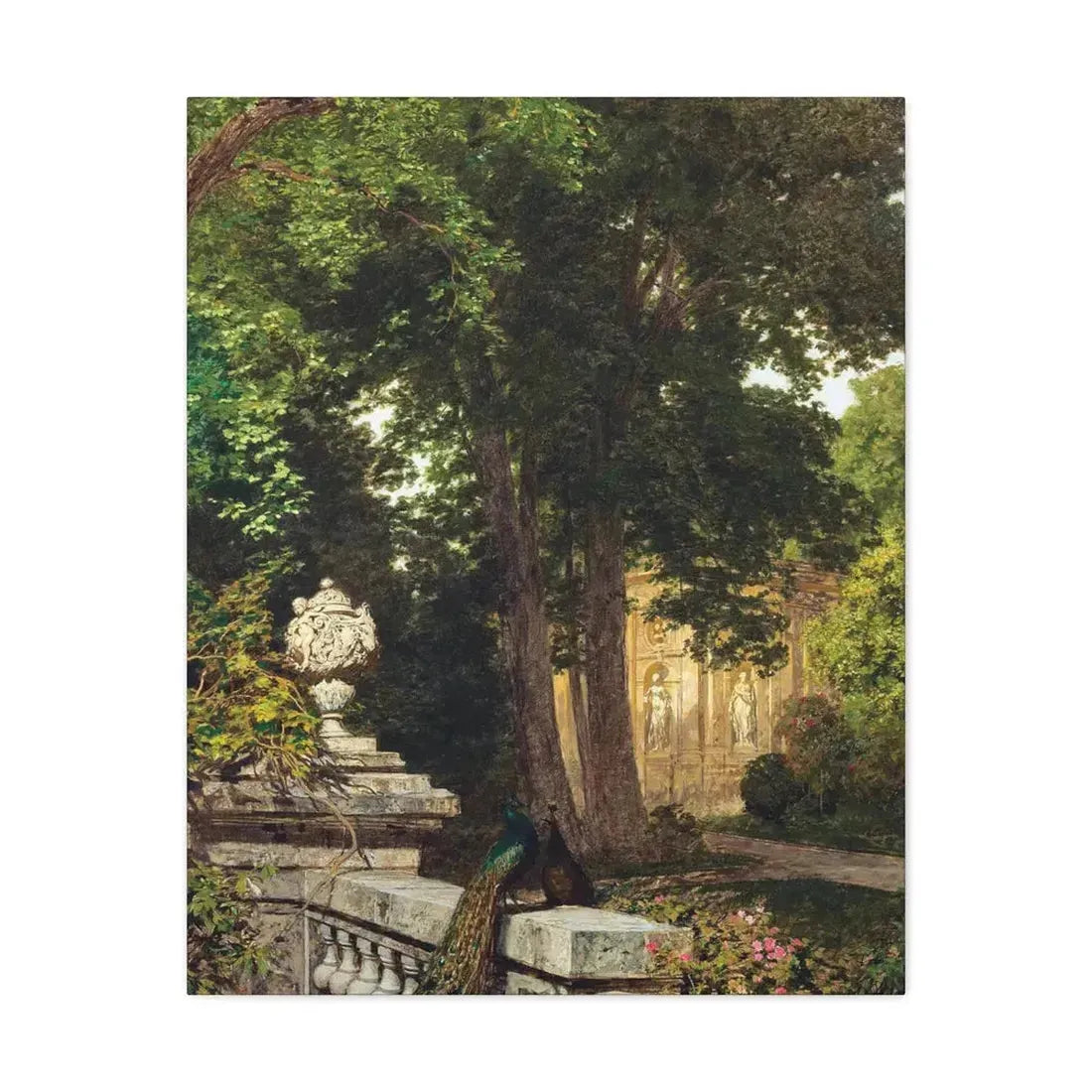 Leopold Rothaug (1868-1959) Park landscape 1917 - Canvas Wall Art 24″ x 30″ 1.25" - The Sticker Space