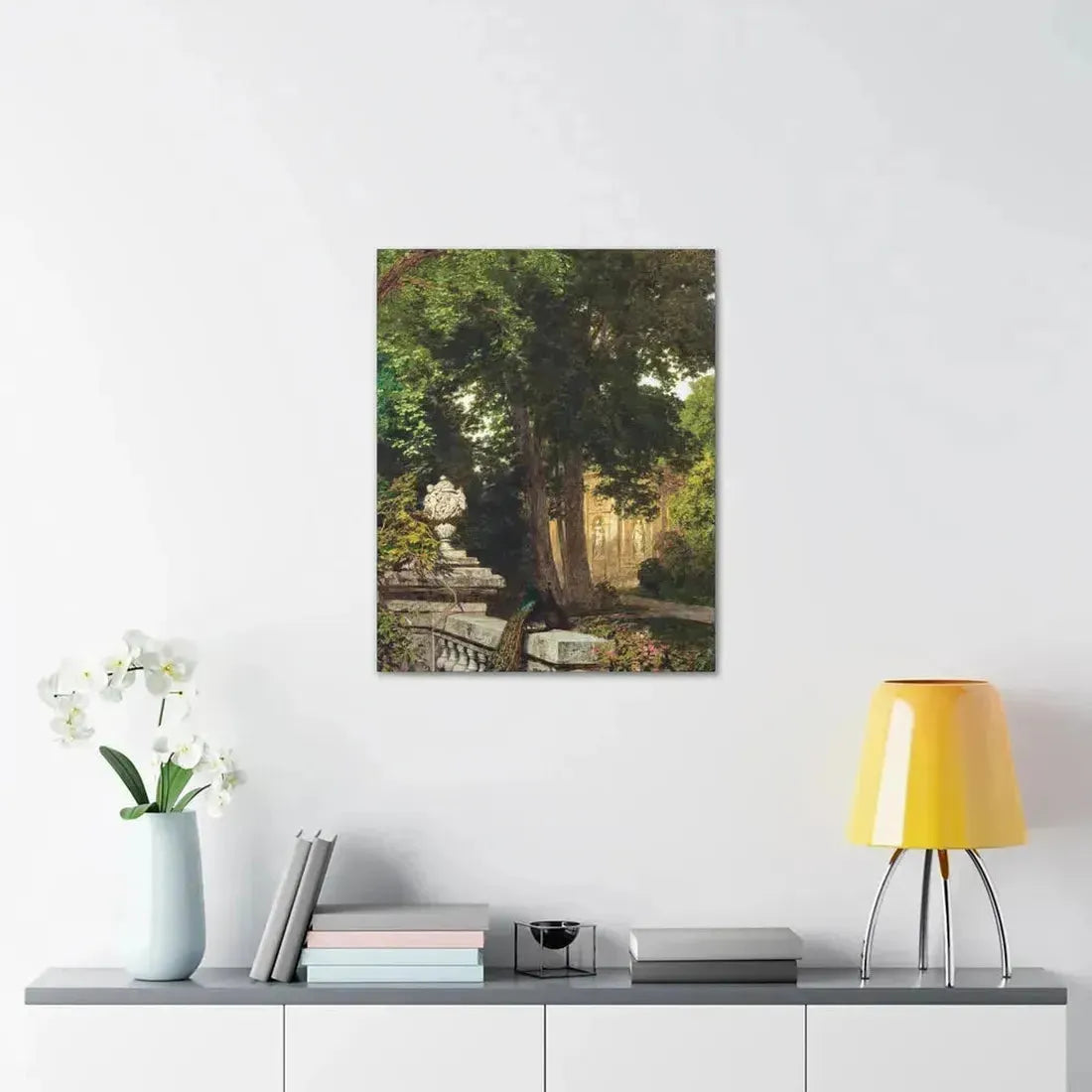 Leopold Rothaug (1868-1959) Park landscape 1917 - Canvas Wall Art - The Sticker Space