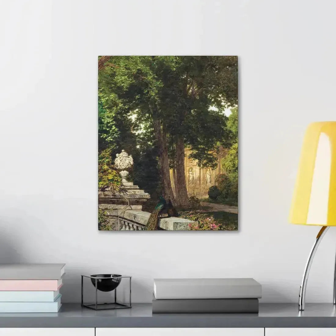 Leopold Rothaug (1868-1959) Park landscape 1917 - Canvas Wall Art - The Sticker Space