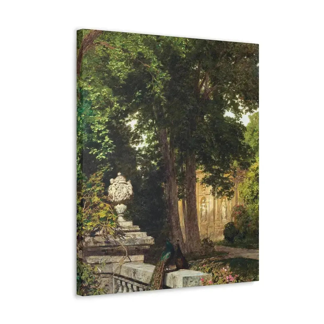 Leopold Rothaug (1868-1959) Park landscape 1917 - Canvas Wall Art - The Sticker Space