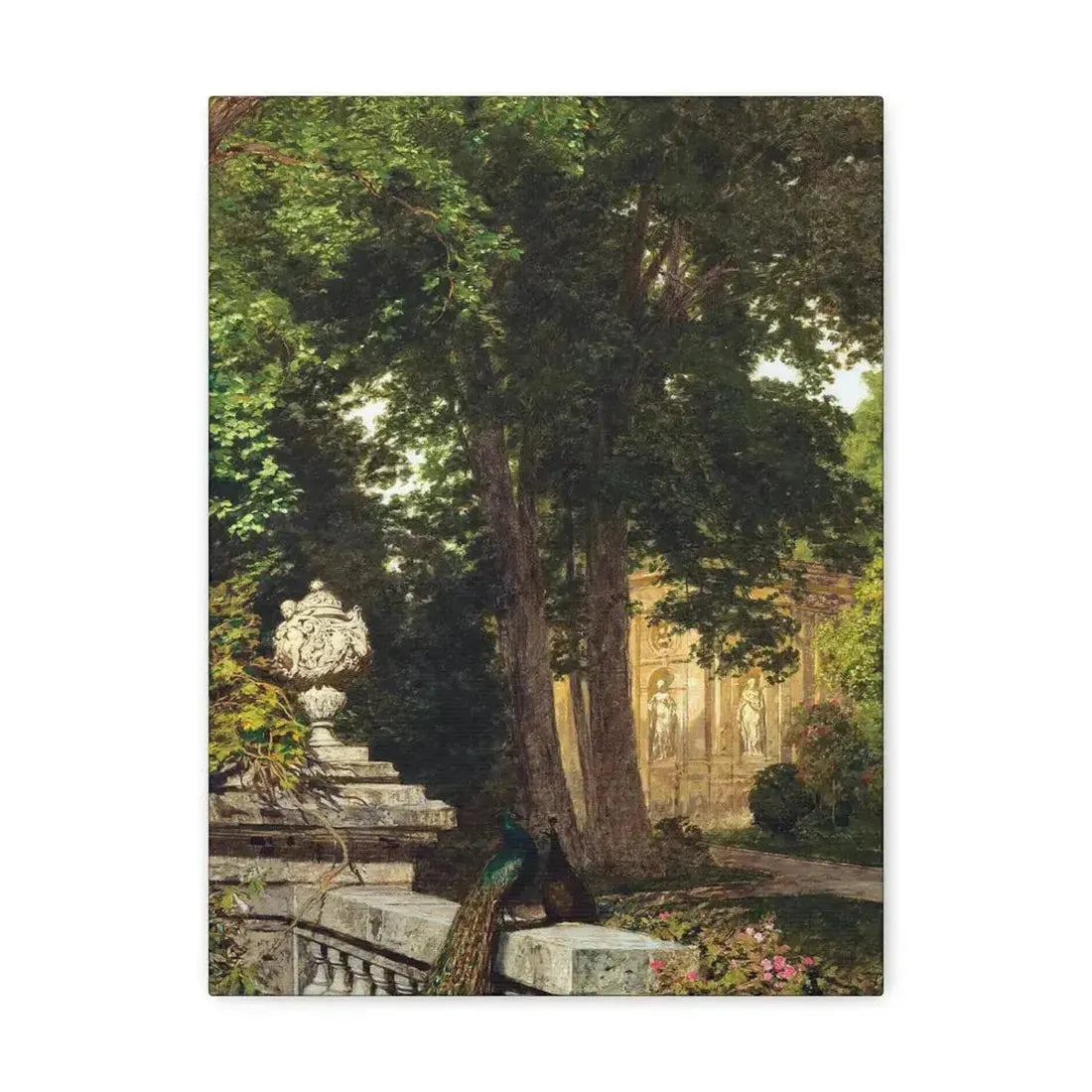 Leopold Rothaug (1868-1959) Park landscape 1917 - Canvas Wall Art - The Sticker Space