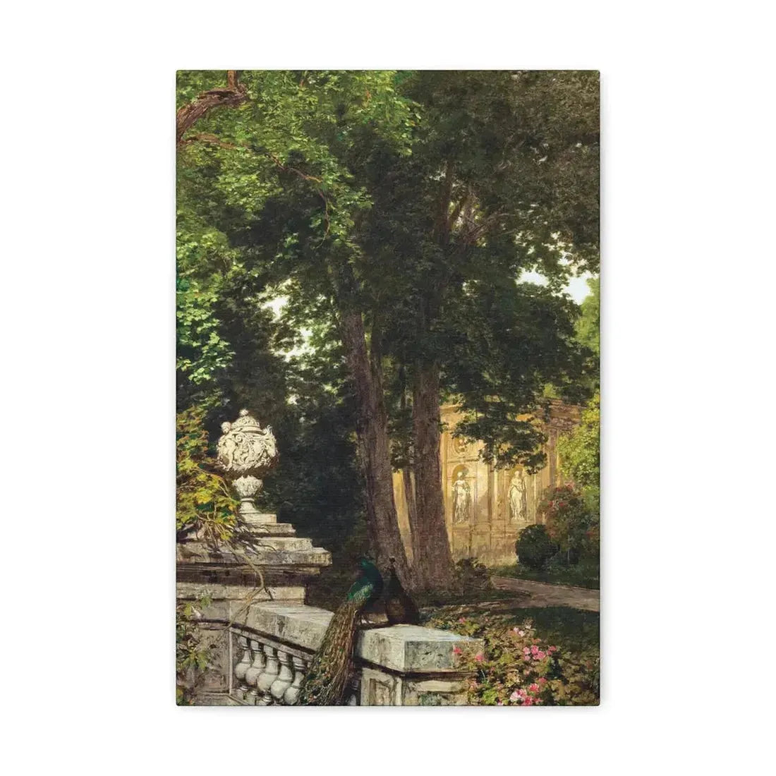 Leopold Rothaug (1868-1959) Park landscape 1917 - Canvas Wall Art - The Sticker Space