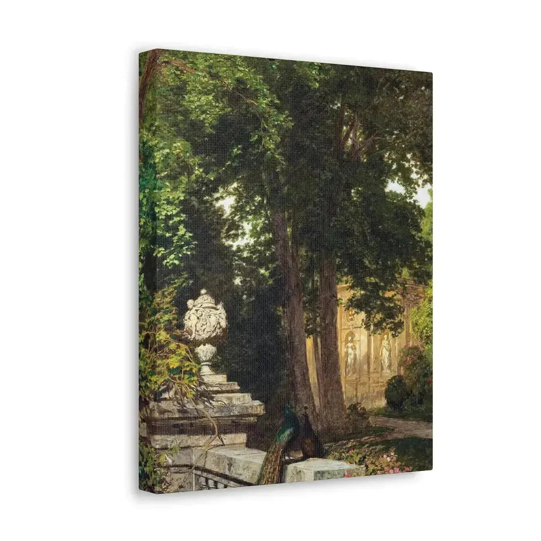 Leopold Rothaug (1868-1959) Park landscape 1917 - Canvas Wall Art - The Sticker Space