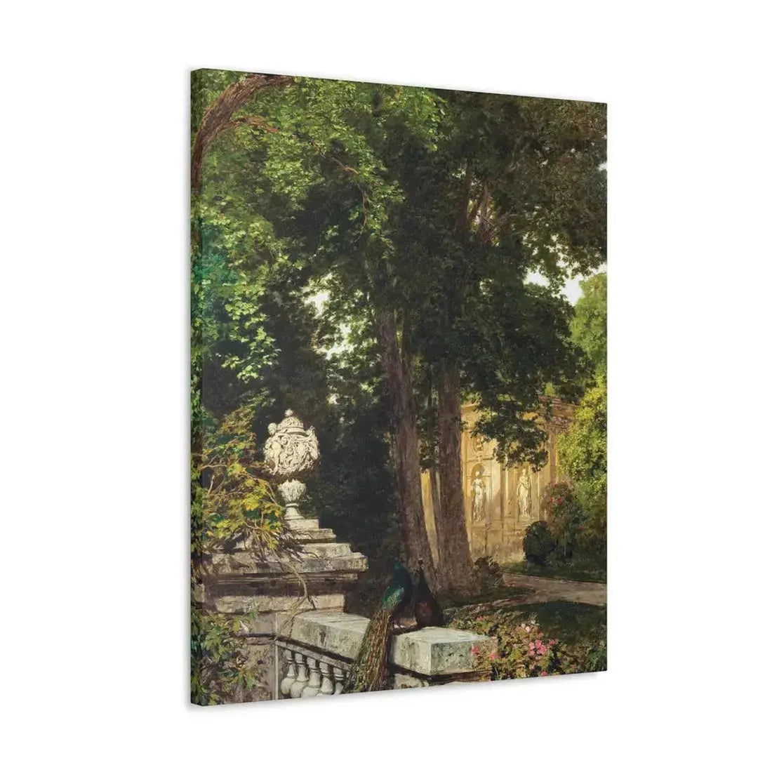 Leopold Rothaug (1868-1959) Park landscape 1917 - Canvas Wall Art - The Sticker Space