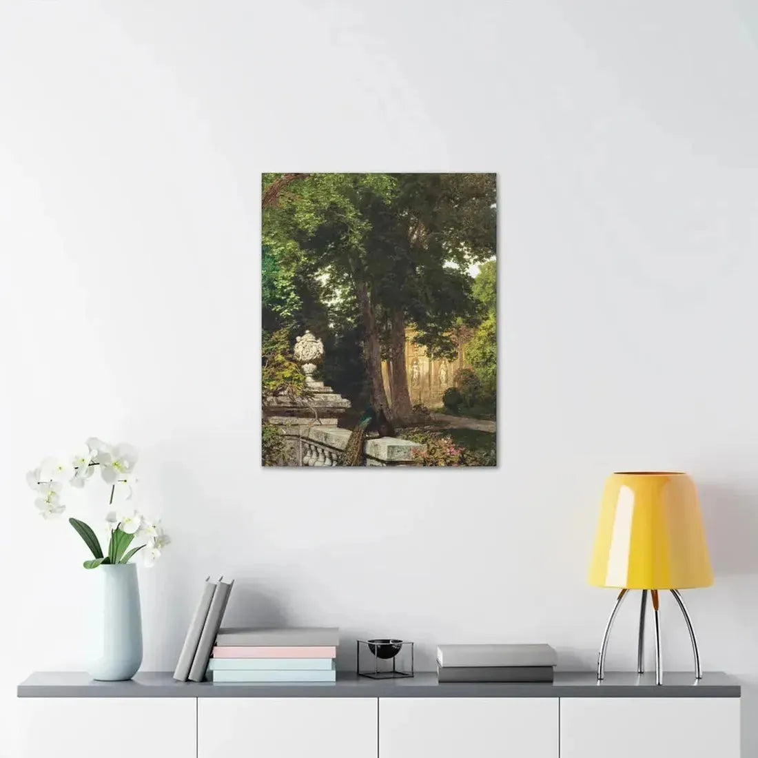 Leopold Rothaug (1868-1959) Park landscape 1917 - Canvas Wall Art - The Sticker Space