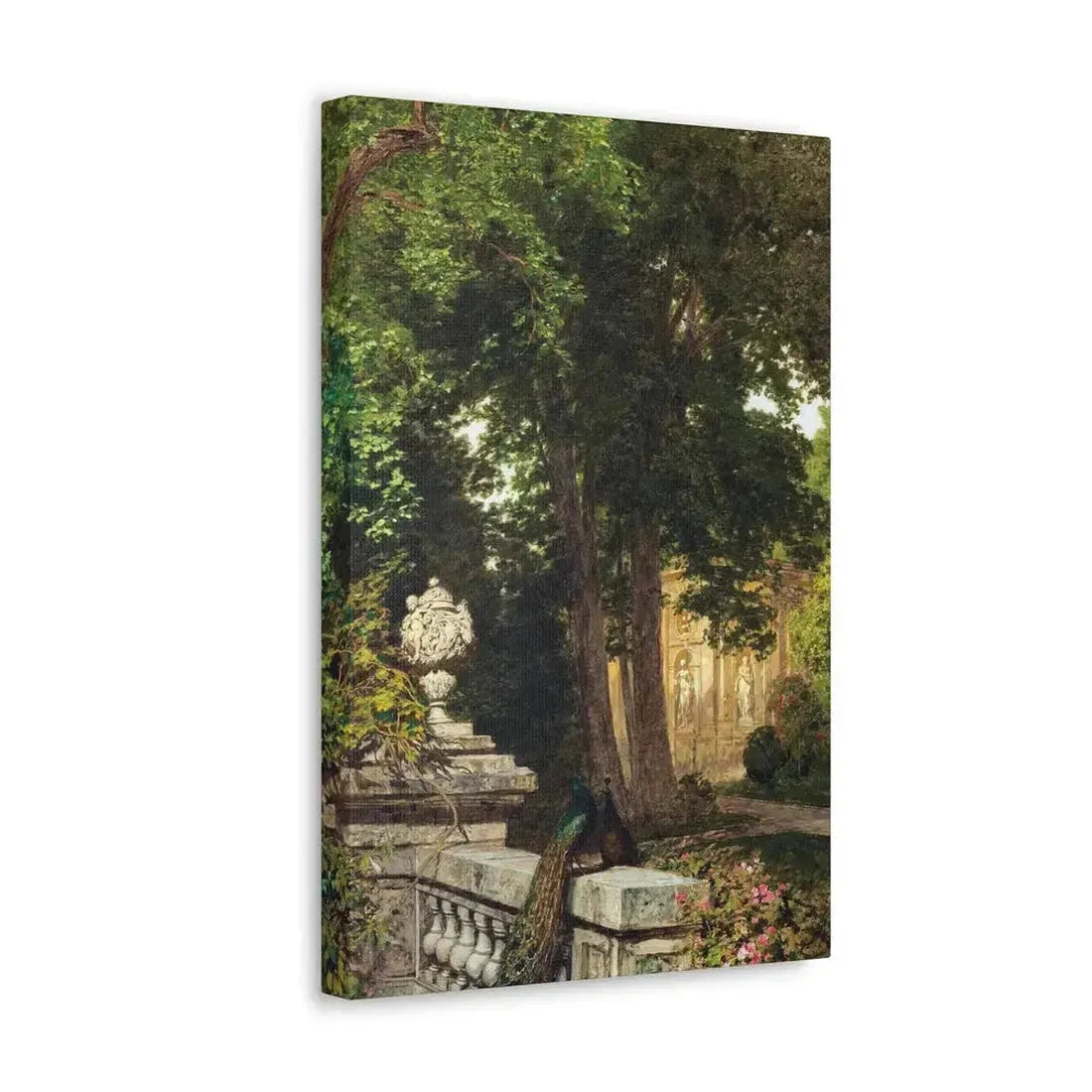 Leopold Rothaug (1868-1959) Park landscape 1917 - Canvas Wall Art - The Sticker Space