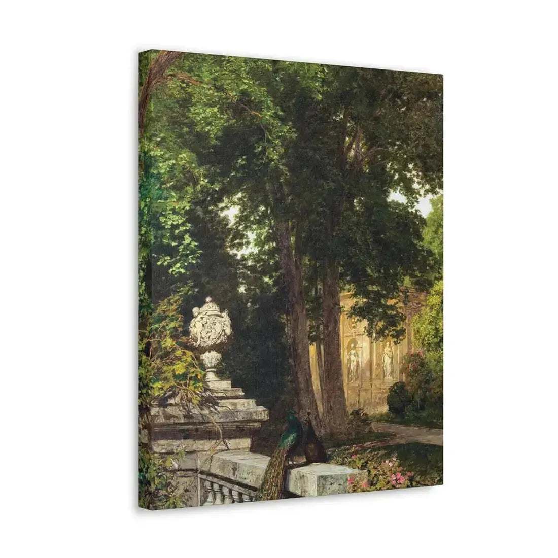 Leopold Rothaug (1868-1959) Park landscape 1917 - Canvas Wall Art - The Sticker Space