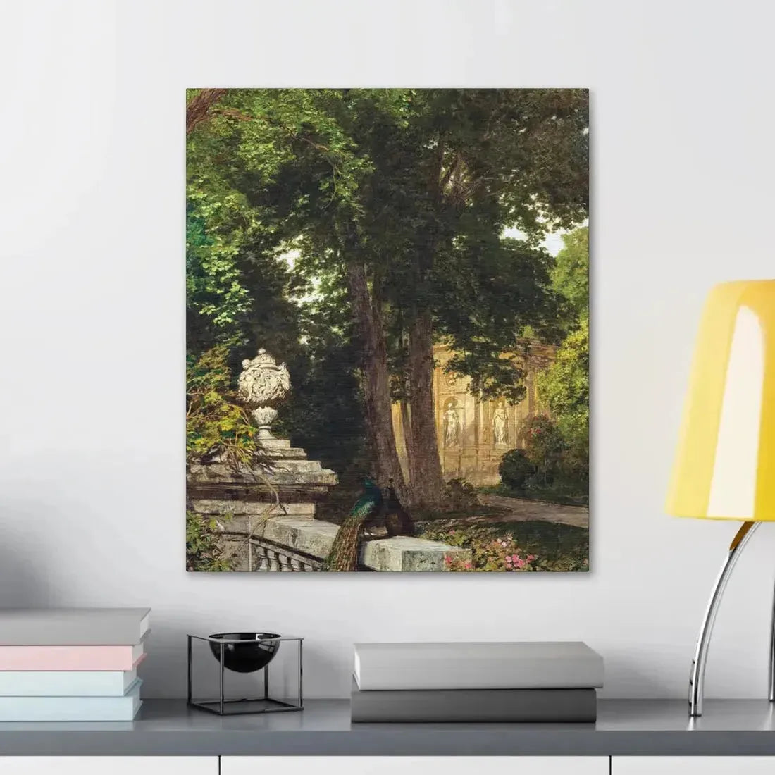 Leopold Rothaug (1868-1959) Park landscape 1917 - Canvas Wall Art - The Sticker Space