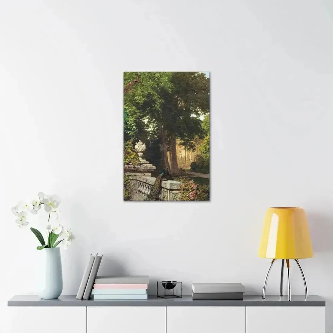 Leopold Rothaug (1868-1959) Park landscape 1917 - Canvas Wall Art - The Sticker Space