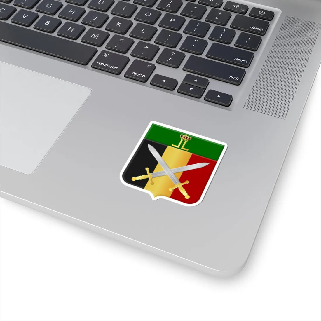 Leopoldsburg wapen (Belgium) (Coat of Arms) STICKER Vinyl Kiss-Cut Decal - The Sticker Space