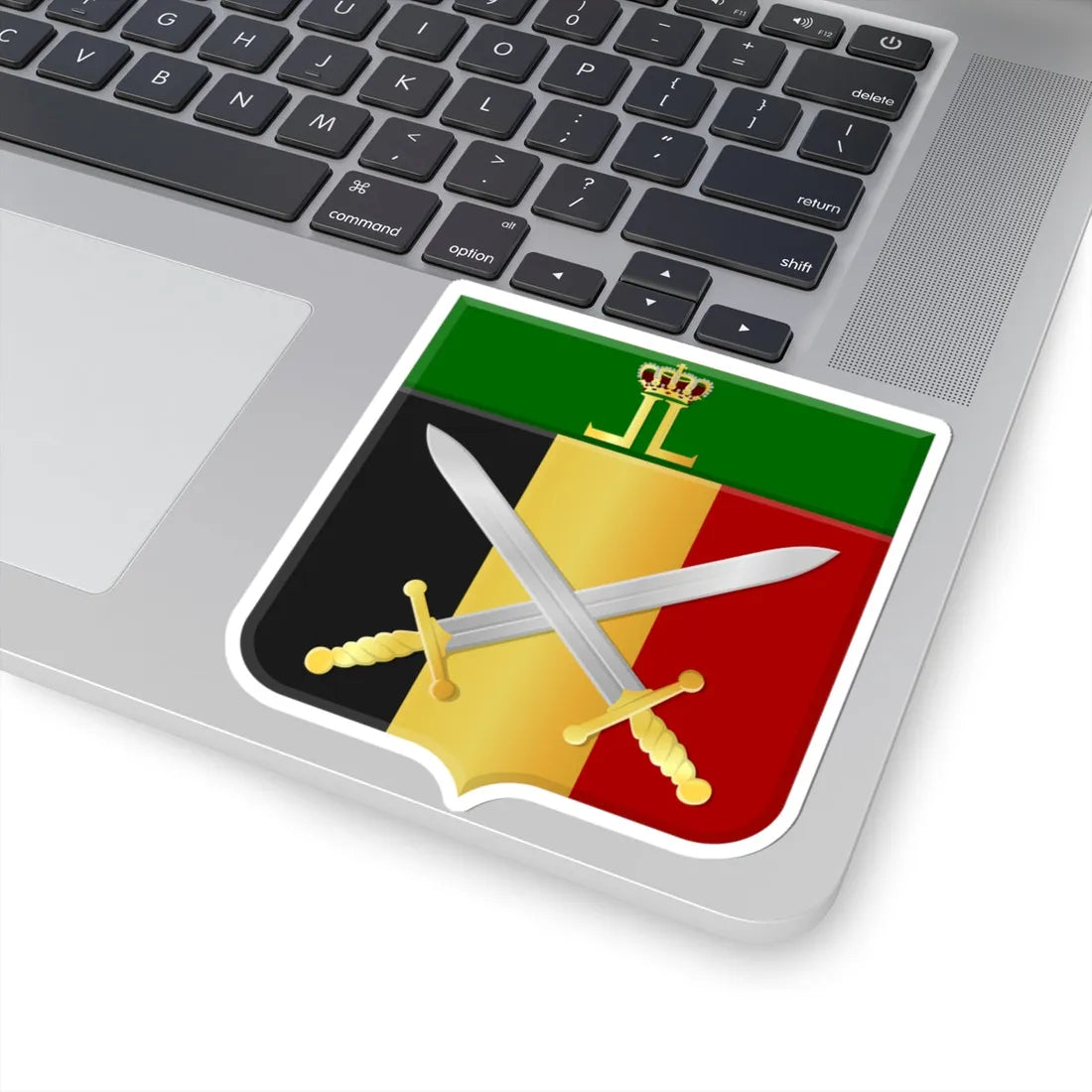 Leopoldsburg wapen (Belgium) (Coat of Arms) STICKER Vinyl Kiss-Cut Decal - The Sticker Space
