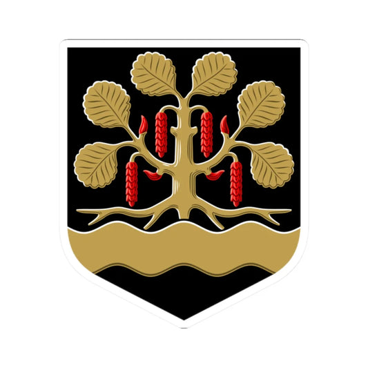 Leppävirta.vaakuna (Finland) (Coat of Arms) STICKER Vinyl Kiss-Cut Decal 2 Inch White - The Sticker Space