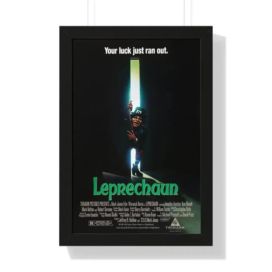LEPRECHAUN 1993 - Framed Movie Poster 16″ x 24″ Black - The Sticker Space