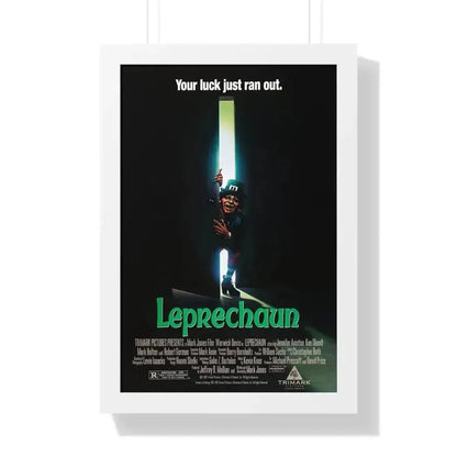 LEPRECHAUN 1993 - Framed Movie Poster 16″ x 24″ White - The Sticker Space