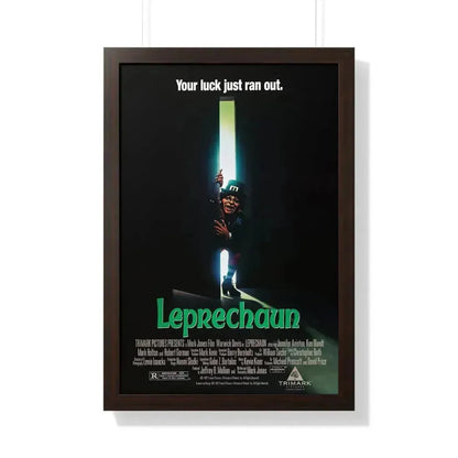 LEPRECHAUN 1993 - Framed Movie Poster 20" x 30" Walnut - The Sticker Space