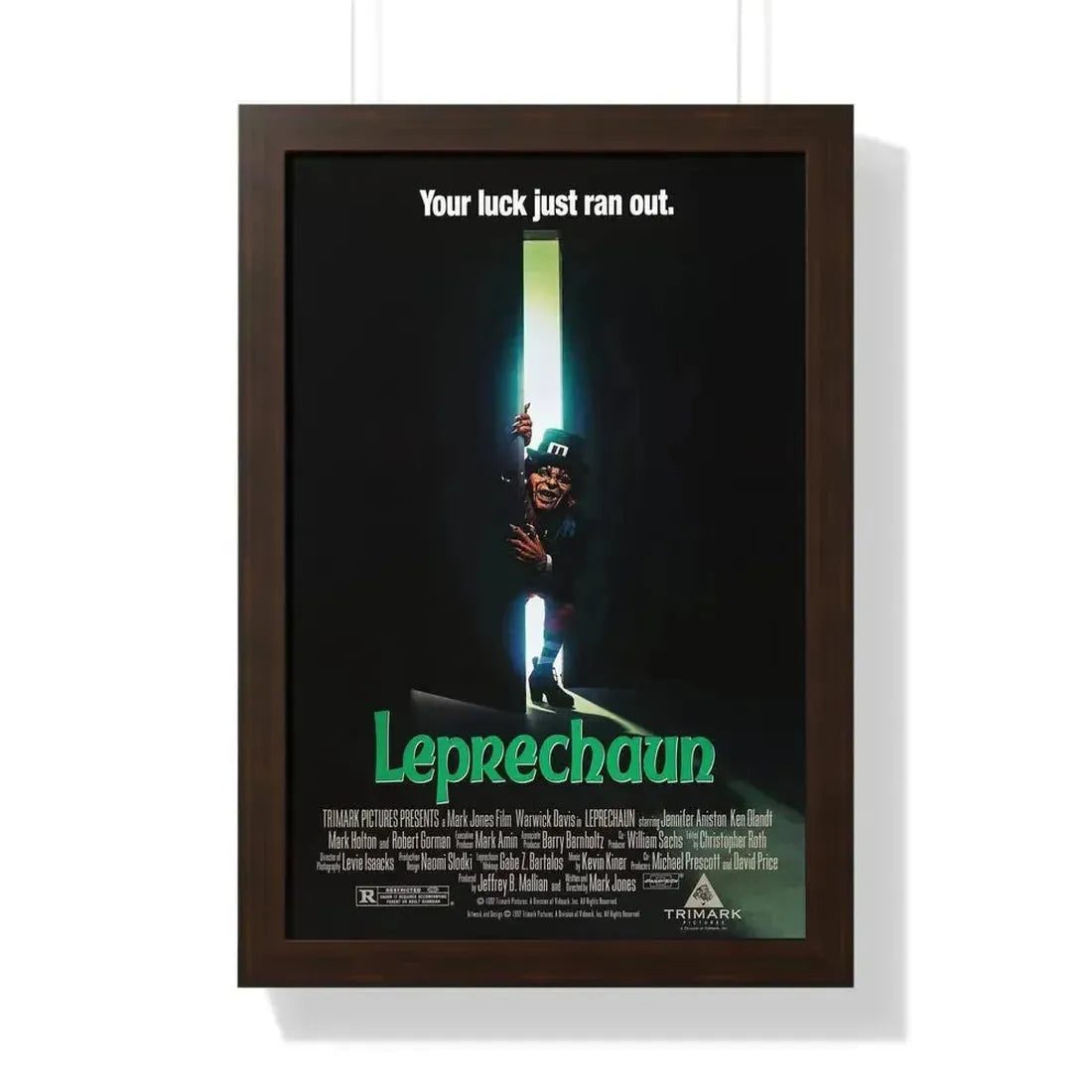 LEPRECHAUN 1993 - Framed Movie Poster - The Sticker Space