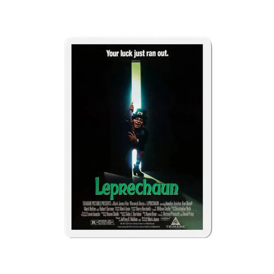LEPRECHAUN 1993 Movie Poster - Refrigerator Magnet 2 Inch Die-Cut - The Sticker Space