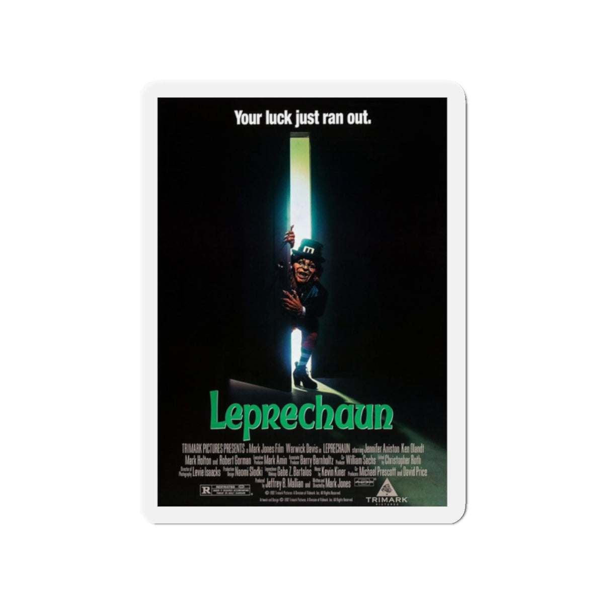 LEPRECHAUN 1993 Movie Poster - Refrigerator Magnet-2" x 2"-The Sticker Space