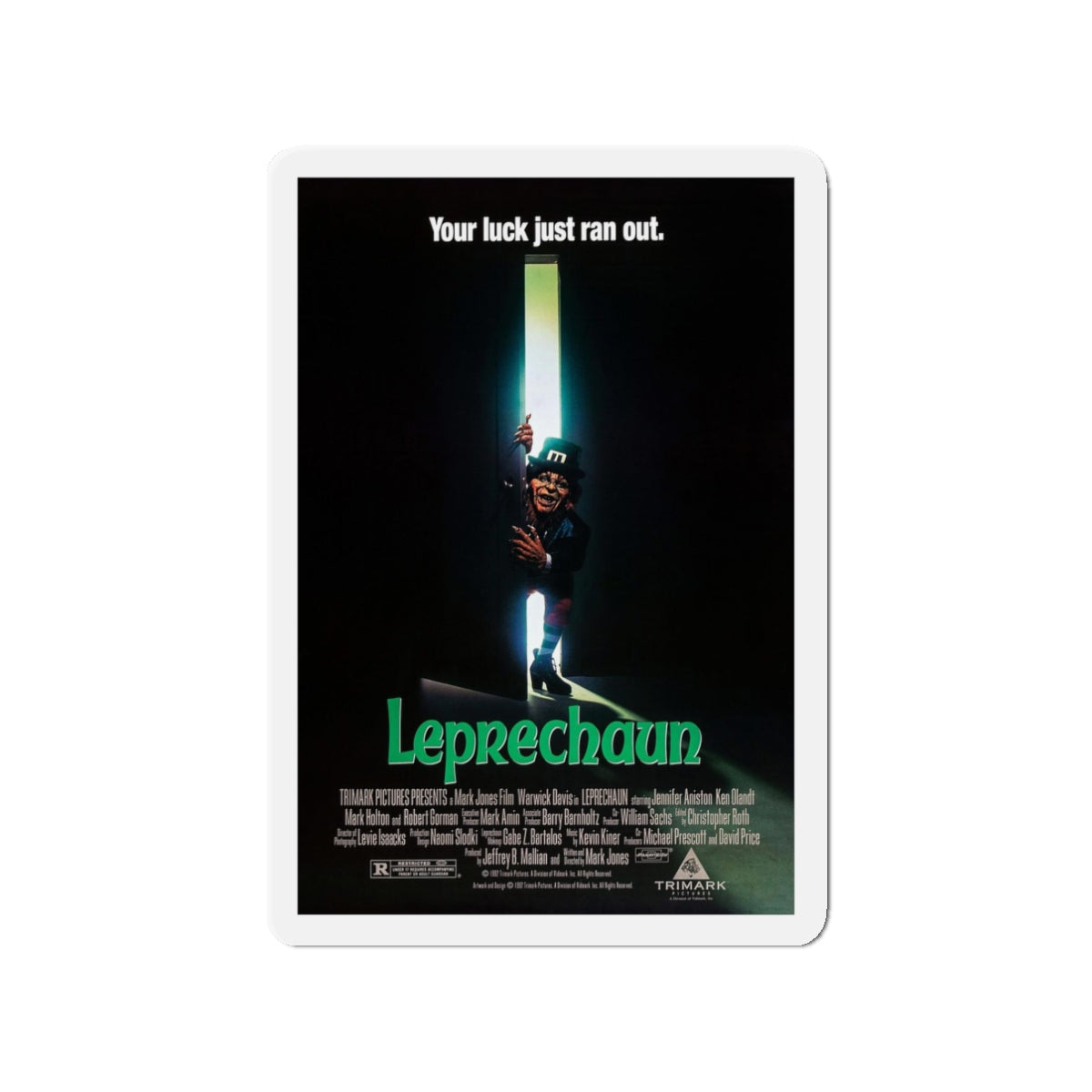 LEPRECHAUN 1993 Movie Poster - Refrigerator Magnet-3" x 3"-The Sticker Space